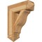 Ekena Millwork Funston Arts & Crafts Rough Sawn Bracket, Western Red Cedar, 6"W x 22"D x 26"H BKT06X22X26FST03RWR - alternate 1
